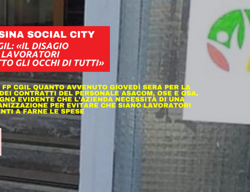 Messina Social City, FP CGIL: «Il disagio tra i lavoratori è sotto gli occhi di tutti»