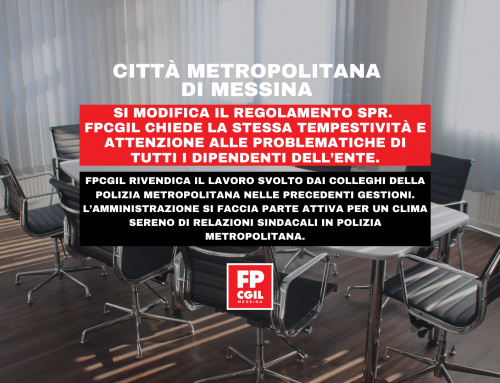 Città Metropolitana di Messina. Modifica al Regolamento Servizio Pronta Reperibilità.
