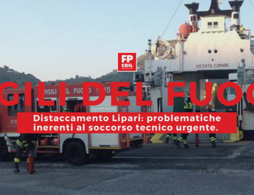 VVF Messina – Distaccamento Lipari: problematiche inerenti al soccorso tecnico urgente.