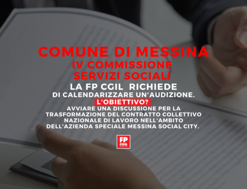 Comune di Messina e MSC, Richiesta Audizione IV Commissione Servizi Sociali
